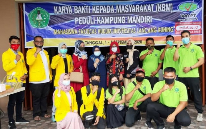 FH Unilak-Polresta Gelar Baksos Peduli Kampung Mandiri